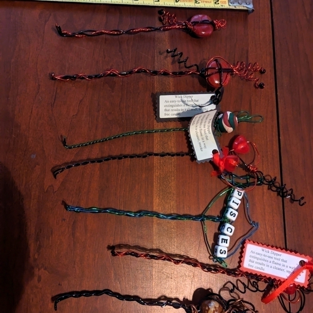 7 Handmade wick dippers